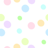 Pastel Polka Dot on White Background