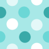 Turquoise and White Polka Dot Background
