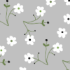 Gray White and Black Flower Background