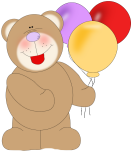 Bear Birthday Balloons