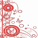 Swirly Butterfly MySpace Layout