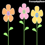 Diamond Flowers MySpace Layout