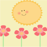 Sunshine and Flowers MySpace Layout