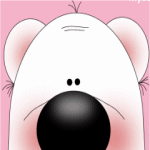 Peek-a-Boo Bear MySpace Layout