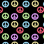 Tiny Peace Sign MySpace Layout