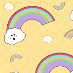 Rainbow MySpace Layout