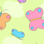 Pretty Butterfly MySpace Layout