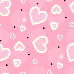Light Pink and Black Hearts  Background