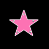 Black Pink and Diamond Star Background
