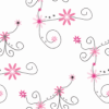 White and Pink Flower Background