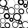 Black and White Circles Background