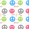 Colorful Peace Sign Background