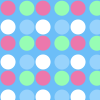 Tiny Blue Green and Pink Polka Dot Background