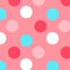 Pink Blue and White Polka Dot Background