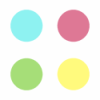 Bright Polka Dot Background