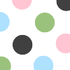 Black Pink Blue Polka Dot Background