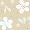 Beige Flower Background