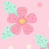 Cute Pink Flower Background