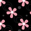 Pink Black and Gray Flower Background