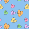 Swirly Heart Background