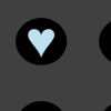 Black and Blue Heart Background