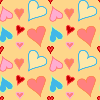 Yellow Heart Background