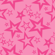 Hot Pink Star Background
