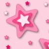 Pink Star Background