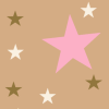 Pink and Brown Stars Background
