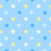 Blue White and Yellow Stars Background