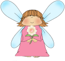 winking girl clipart mycutegraphics